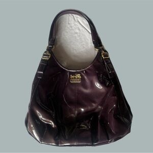 Plum Coach Shoulder bag